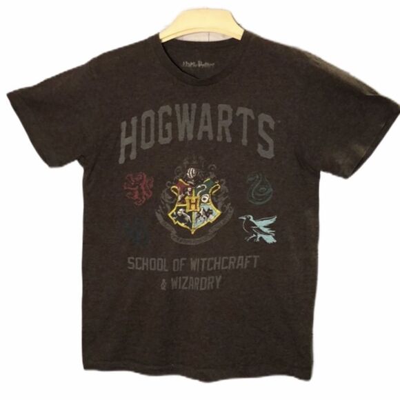 Harry Potter Hogwarts Houses Graphic Tee - Picture 1 of 8